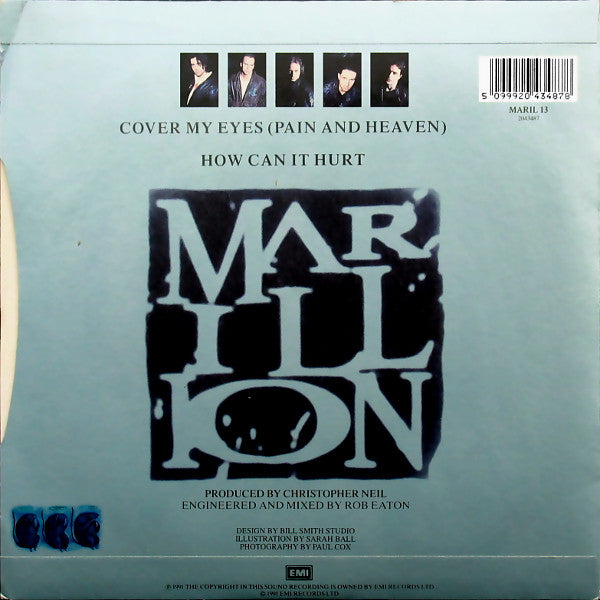 Marillion : Cover My Eyes (Pain And Heaven) (7", Single)