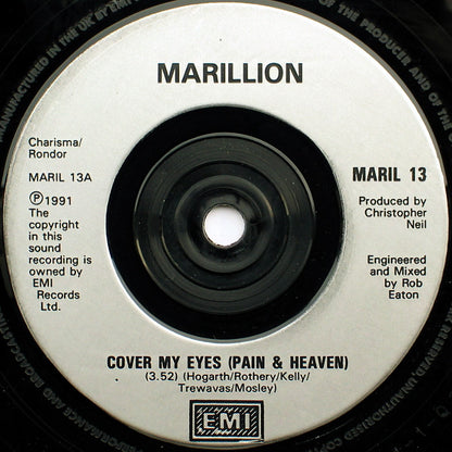 Marillion : Cover My Eyes (Pain And Heaven) (7", Single)