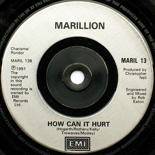 Marillion : Cover My Eyes (Pain And Heaven) (7", Single)