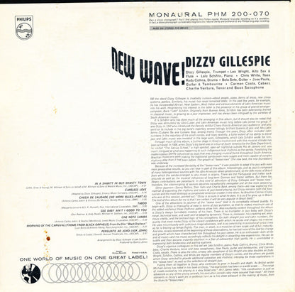 Dizzy Gillespie : New Wave! (LP, Album, Mono)