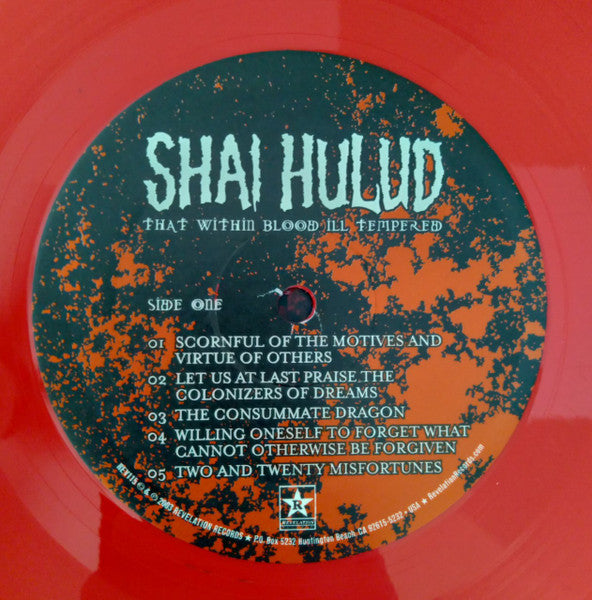 Shai Hulud : That Within Blood Ill-Tempered (LP, Album, RP, Red)