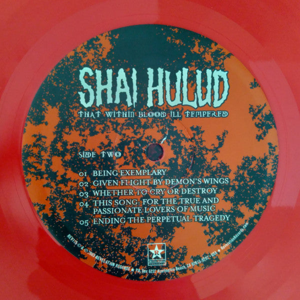 Shai Hulud : That Within Blood Ill-Tempered (LP, Album, RP, Red)