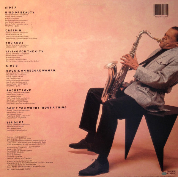 Stanley Turrentine : Wonderland (Stanley Turrentine Plays The Music Of Stevie Wonder) (LP, Album)