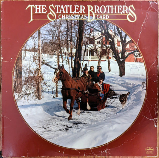 The Statler Brothers : The Statler Brothers Christmas Card (LP, Album, Glo)