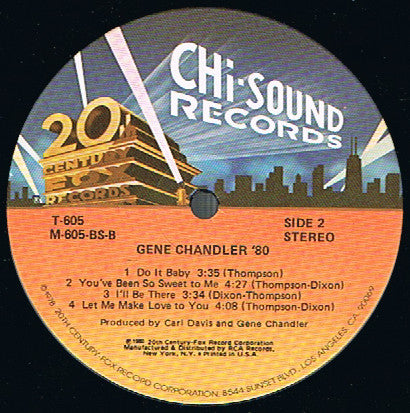 Gene Chandler : '80 (LP, Album)