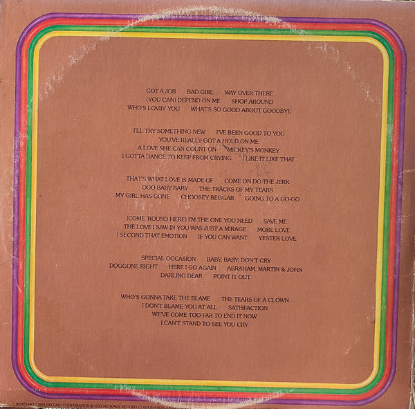 Smokey Robinson And The Miracles* : Anthology (3xLP, Comp)