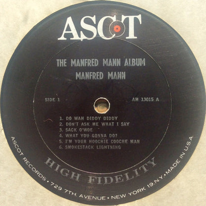 Manfred Mann : The Manfred Mann Album (LP, Album, Mono, Pit)