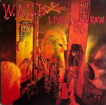 W.A.S.P. : Live... In The Raw (LP, Album, SRC)