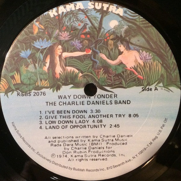 The Charlie Daniels Band : Way Down Yonder (LP, Album, Gat)