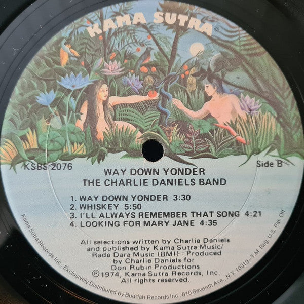 The Charlie Daniels Band : Way Down Yonder (LP, Album, Gat)