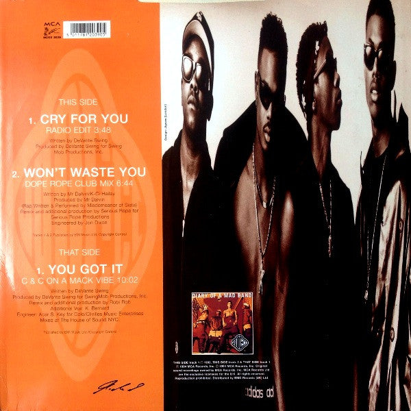 Jodeci : Cry For You (12")