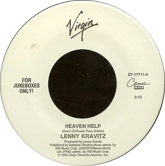 Lenny Kravitz : Heaven Help (7", Jukebox)