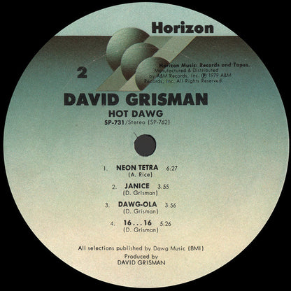 David Grisman : Hot Dawg (LP, Album, Ter)