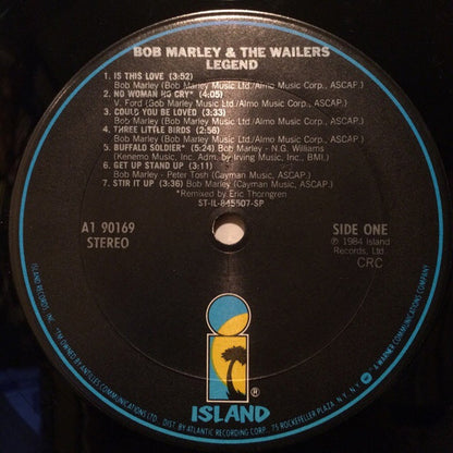 Bob Marley And The Wailers* : Legend: The Best Of Bob Marley And The Wailers (LP, Comp, Club, RE, Gat)