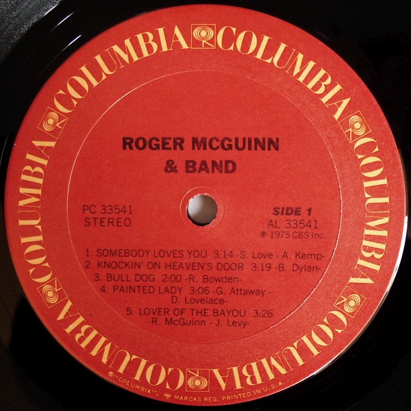 Roger McGuinn : Roger McGuinn & Band (LP, Album, Pit)
