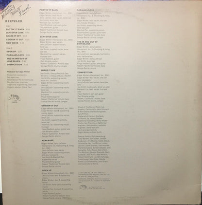 Edgar Winter's White Trash : Recycled (LP, Album, Pit)