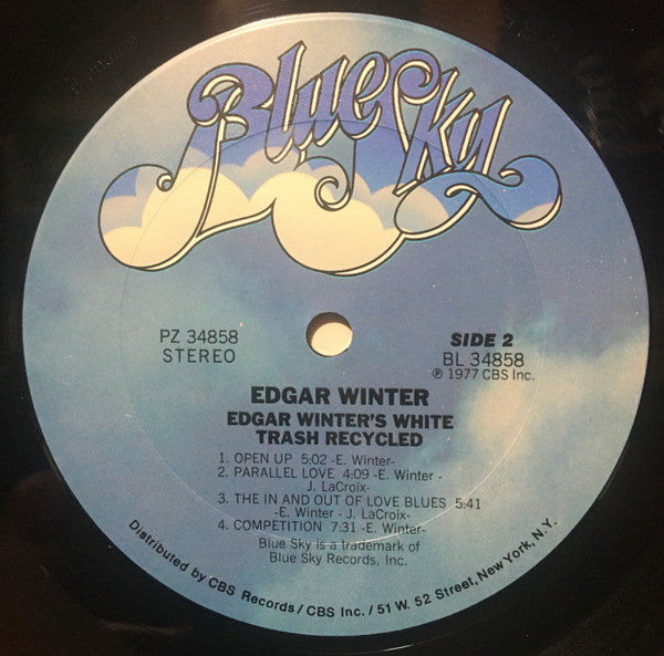 Edgar Winter's White Trash : Recycled (LP, Album, Pit)