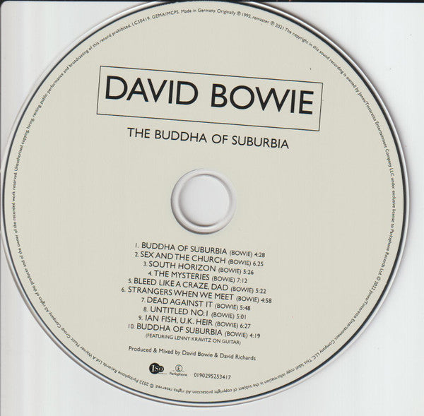 David Bowie : The Buddha Of Suburbia (CD, Album, RE, RM, Gat)