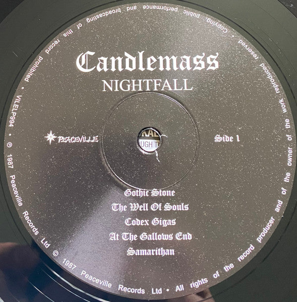 Candlemass : Nightfall (LP, Album, RE, RM)