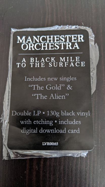 Manchester Orchestra : A Black Mile To The Surface (LP, 130 + LP, S/Sided, Etch, 130 + Album, RE)