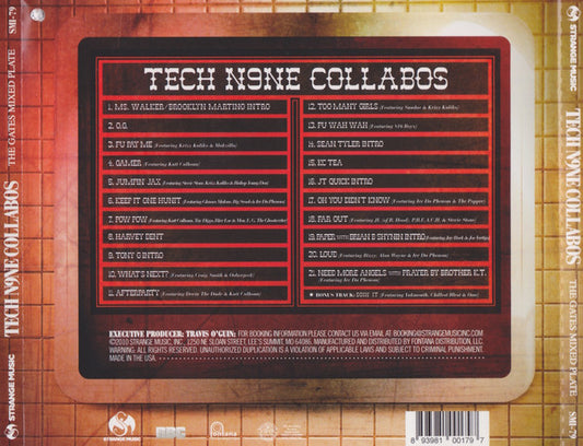 Tech N9ne Collabos* : The Gates Mixed Plate (CD, Album)