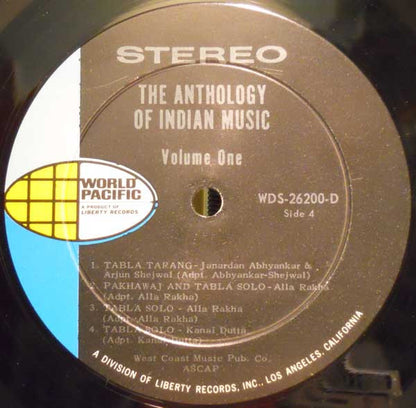 Various : The Anthology Of Indian Music Volume One (3xLP, Comp + Box)