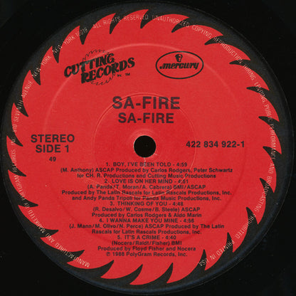 Sa-Fire* : Sa-Fire (LP, Album)