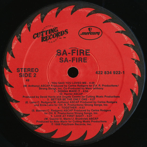 Sa-Fire* : Sa-Fire (LP, Album)