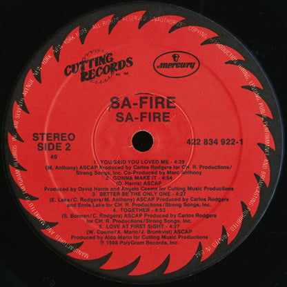 Sa-Fire* : Sa-Fire (LP, Album)