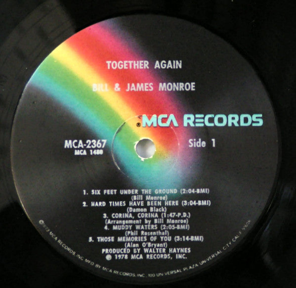 Bill* &  James Monroe (2) : Together Again (LP, Album)
