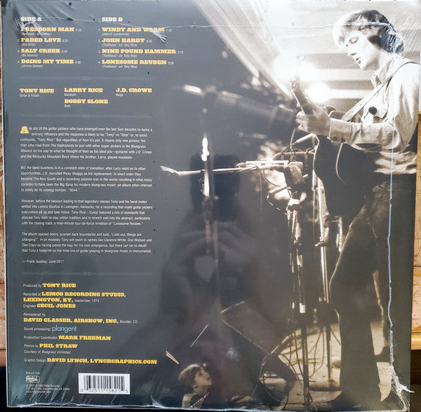Tony Rice : Guitar  (LP, Album, RE, RM)