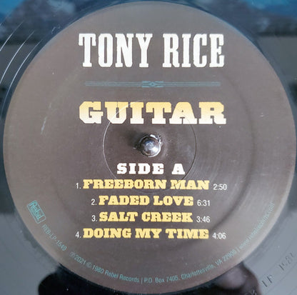 Tony Rice : Guitar  (LP, Album, RE, RM)