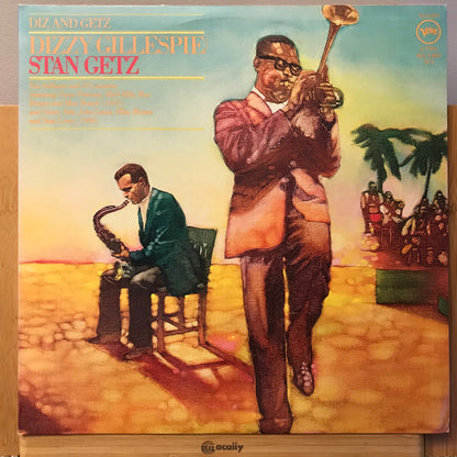 Dizzy Gillespie / Stan Getz : Diz And Getz (2xLP, Comp, Pit)