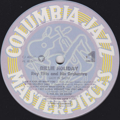 Billie Holiday, Ray Ellis And His Orchestra : Lady In Satin (LP, Album, RE, RM)