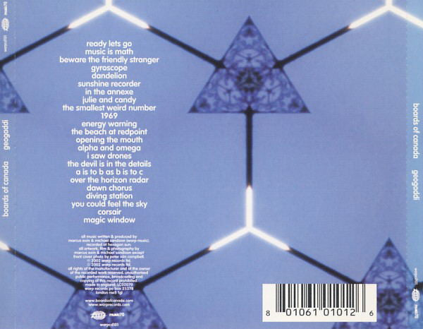Boards Of Canada : Geogaddi (CD, Album)