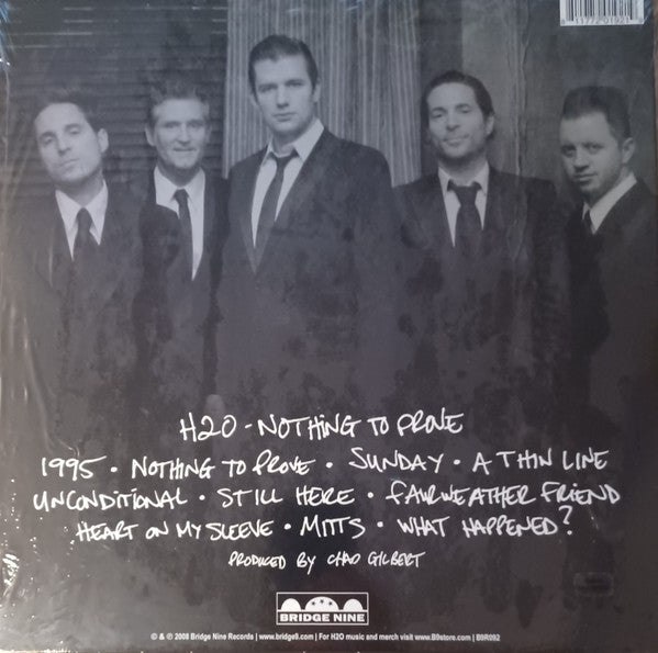 H2O (7) : Nothing To Prove (LP, Album, Ltd, RE, Sil)