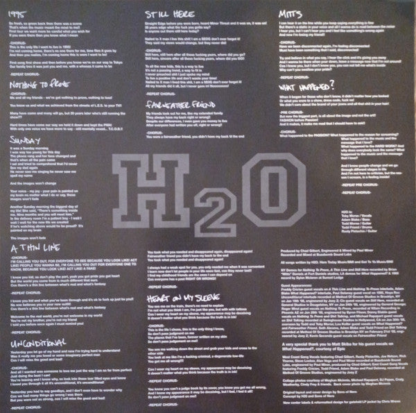 H2O (7) : Nothing To Prove (LP, Album, Ltd, RE, Sil)