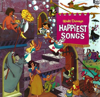 Various : Walt Disney's Happiest Songs (LP, Comp, Mono)