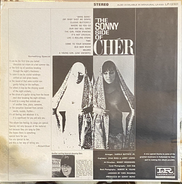 Chér* : The Sonny Side Of Chér (LP, Album, Ind)