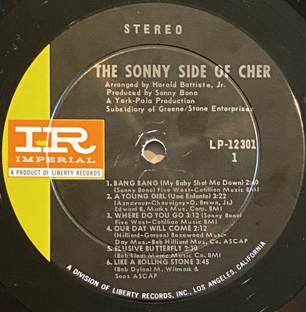 Chér* : The Sonny Side Of Chér (LP, Album, Ind)