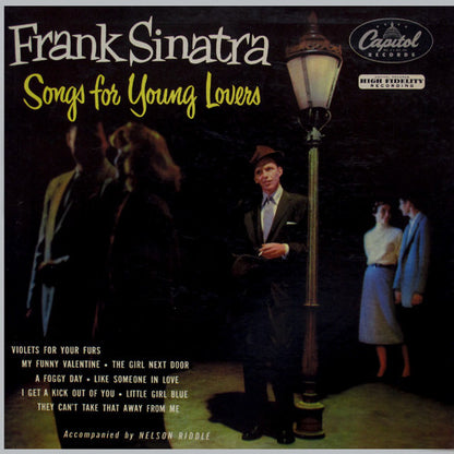 Frank Sinatra : Songs For Young Lovers (10", Album, Scr)