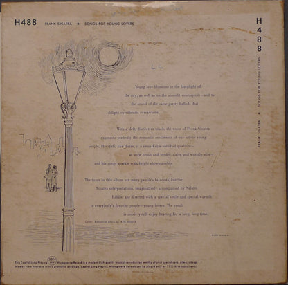 Frank Sinatra : Songs For Young Lovers (10", Album, Scr)