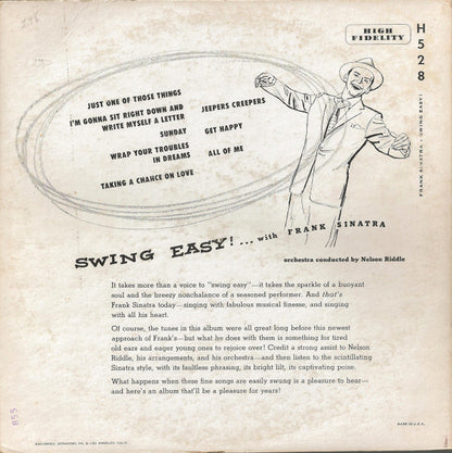 Frank Sinatra : Swing Easy! (10", Album, Mono, Scr)