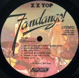ZZ Top : Fandango! (LP, Album, San)