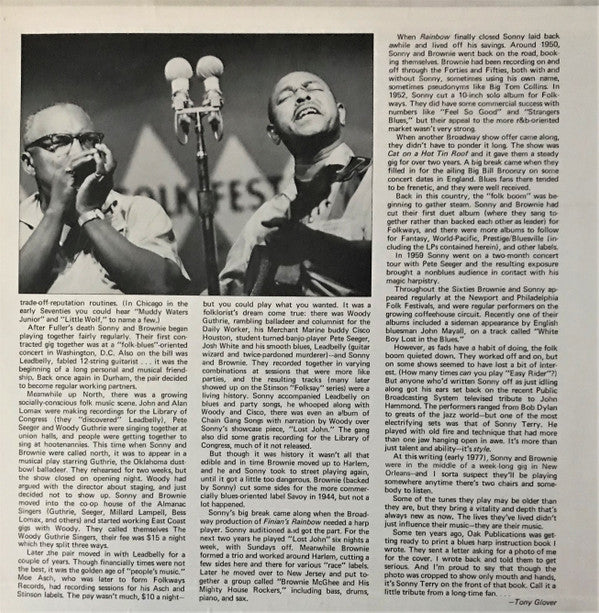 Sonny Terry & Brownie McGhee : Midnight Special (2xLP, Comp)