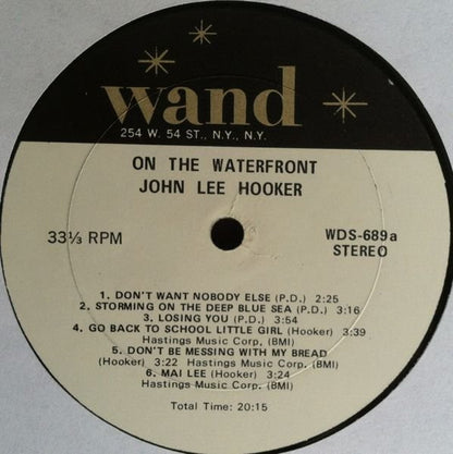 John Lee Hooker : On The Waterfront (LP, Album, Ste)
