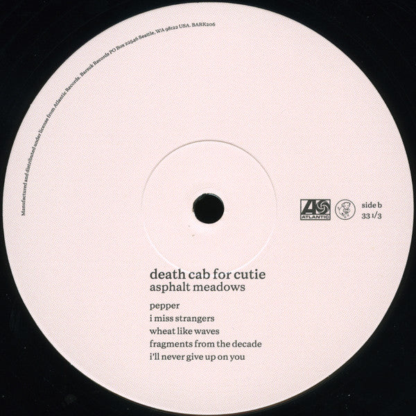 Death Cab For Cutie : Asphalt Meadows (LP, Album, 180)