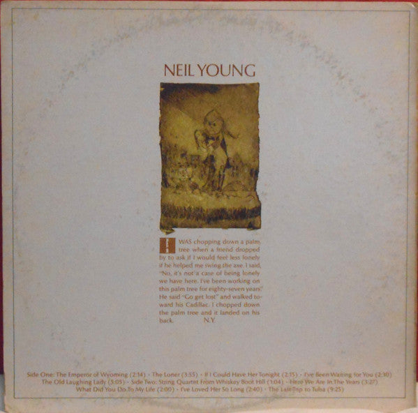 Neil Young : Neil Young (LP, Album, RP, Pit)