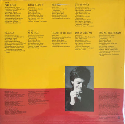 David Sanborn : As We Speak (LP, Album, Club)