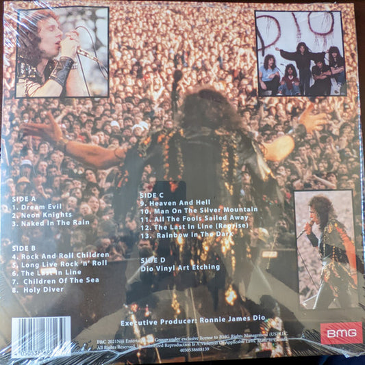 Dio (2) : Donington '87 (LP + LP, S/Sided, Etch + Album, Ltd, RM, 3D )